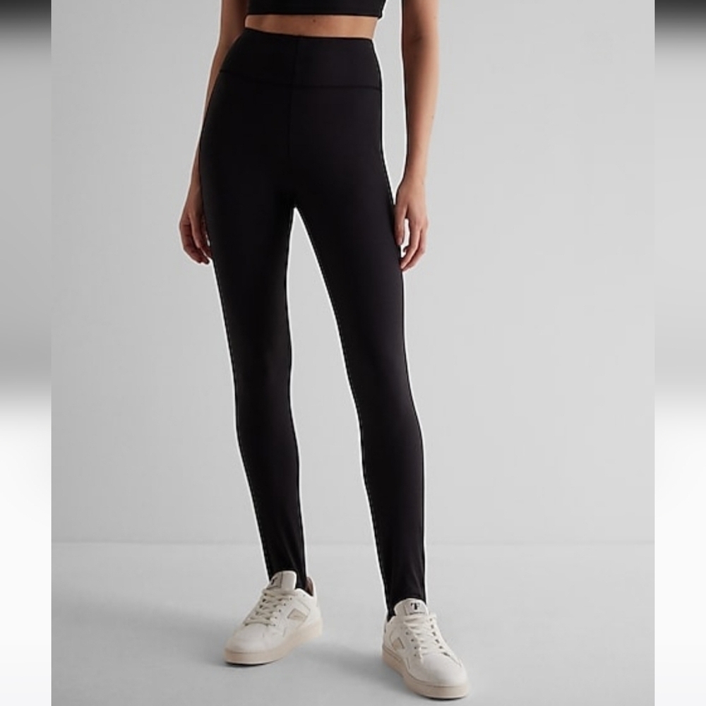 Express Black High-Waist Slim Leggings Size XS